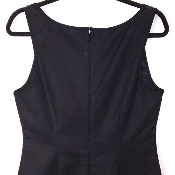 NWOT Unbranded Perfect Bodycon Little Black Dress With Cutout Chest Detail - Picture 8 of 12